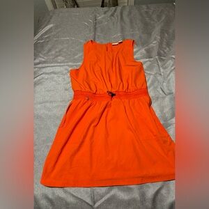 Stylish Orange Mini Dress